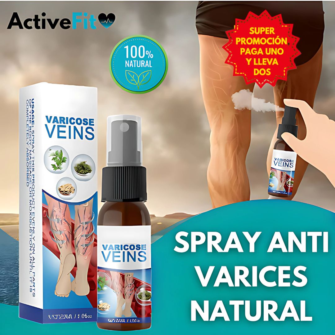 Spray orgánico antivarices: spray contra las varices