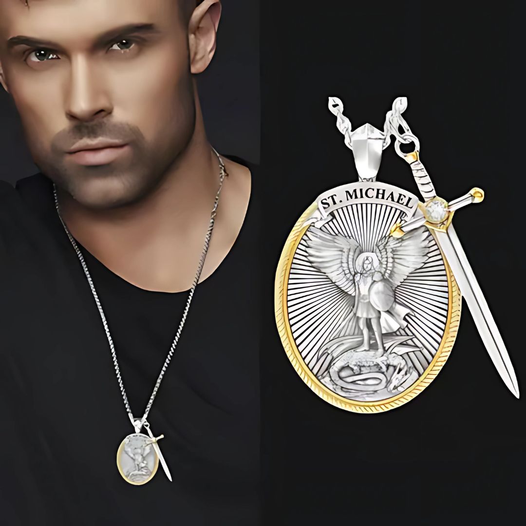 Colgante de San Miguel Arcángel (Collar)