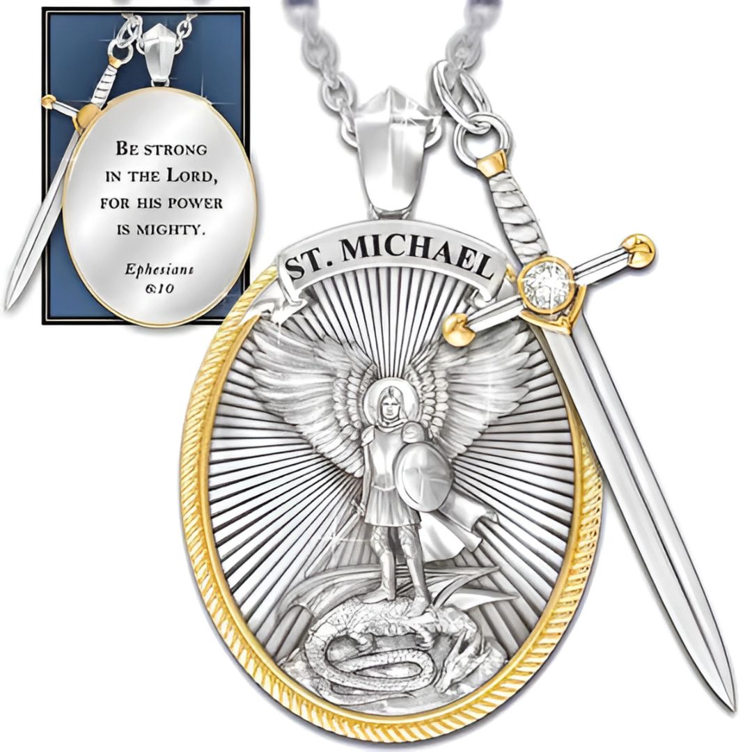 Colgante de San Miguel Arcángel (Collar)